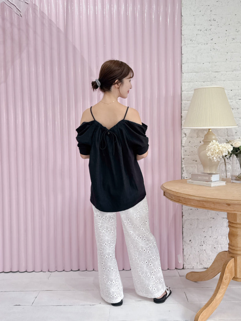 Lace Cotton Pants