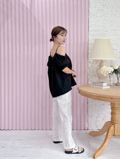 Lace Cotton Pants