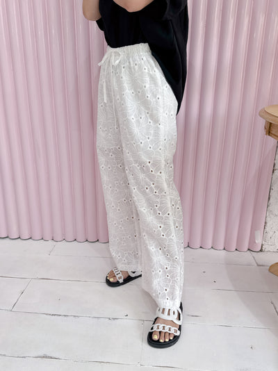Lace Cotton Pants