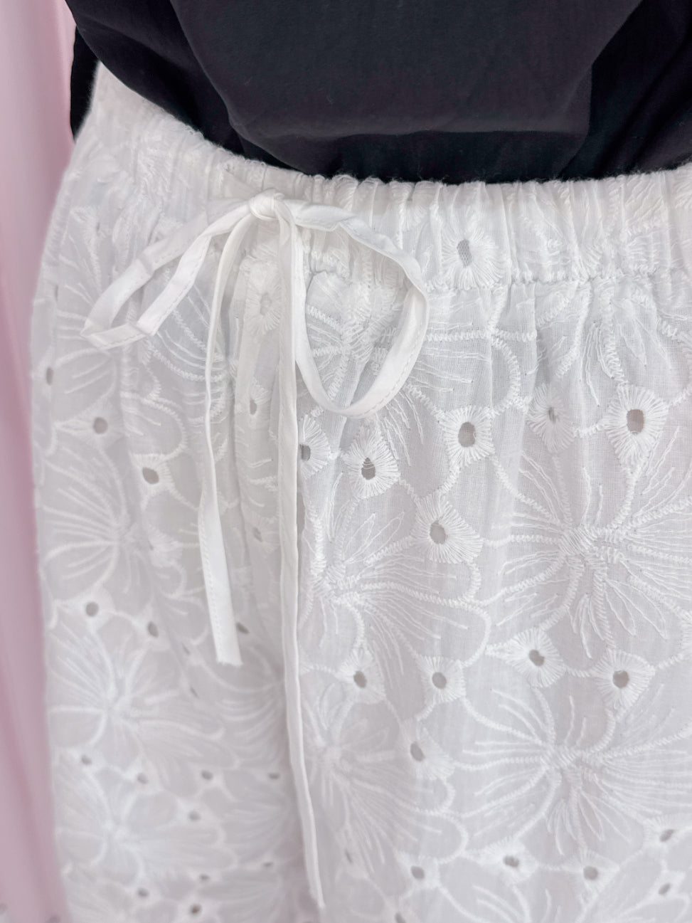 Lace Cotton Pants