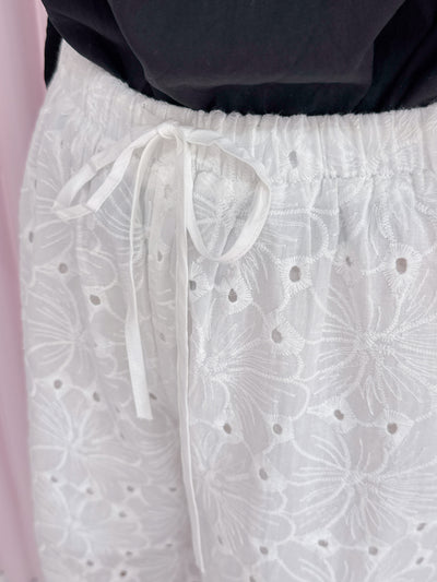 Lace Cotton Pants