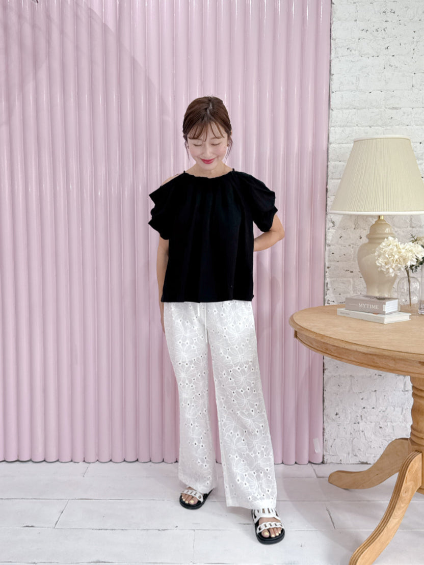 Lace Cotton Pants