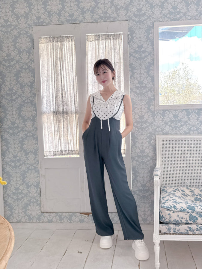 Dot Sailor Blouse