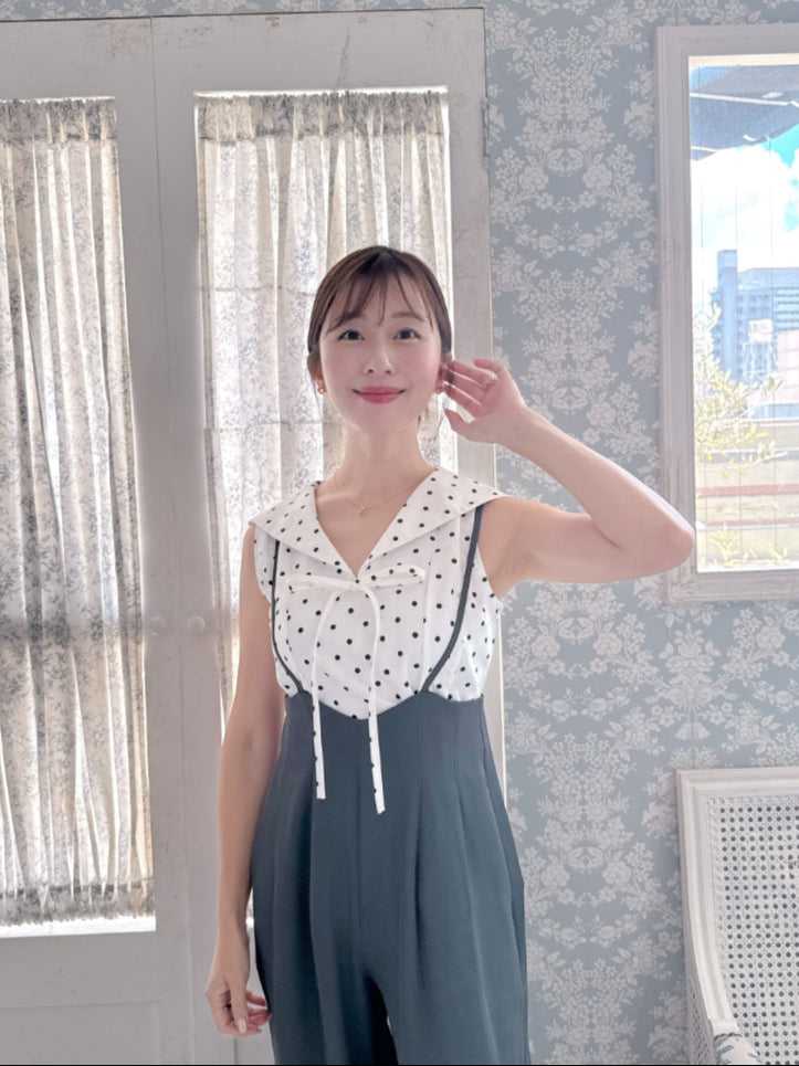 Dot Sailor Blouse