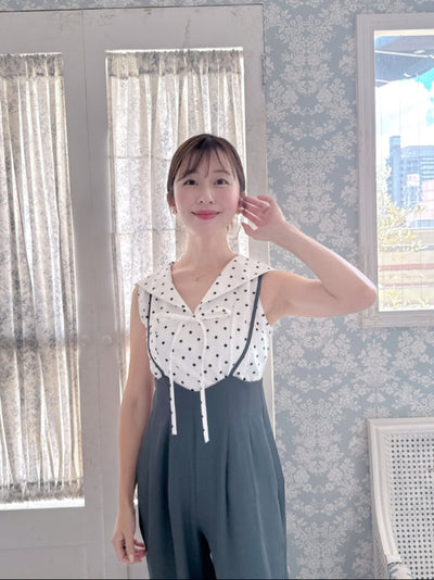 Dot Sailor Blouse