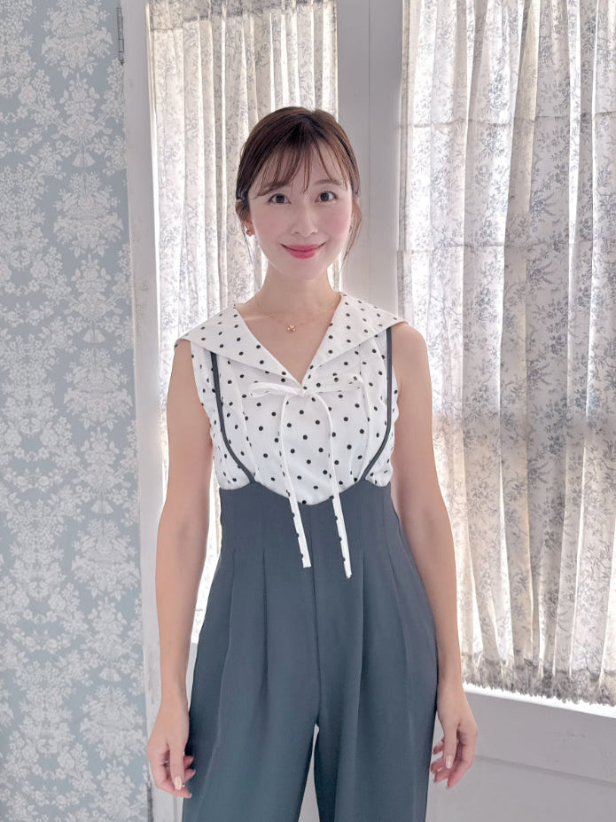 Dot Sailor Blouse
