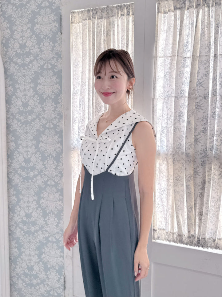 Dot Sailor Blouse