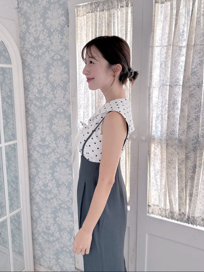 Dot Sailor Blouse