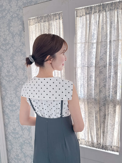 Dot Sailor Blouse