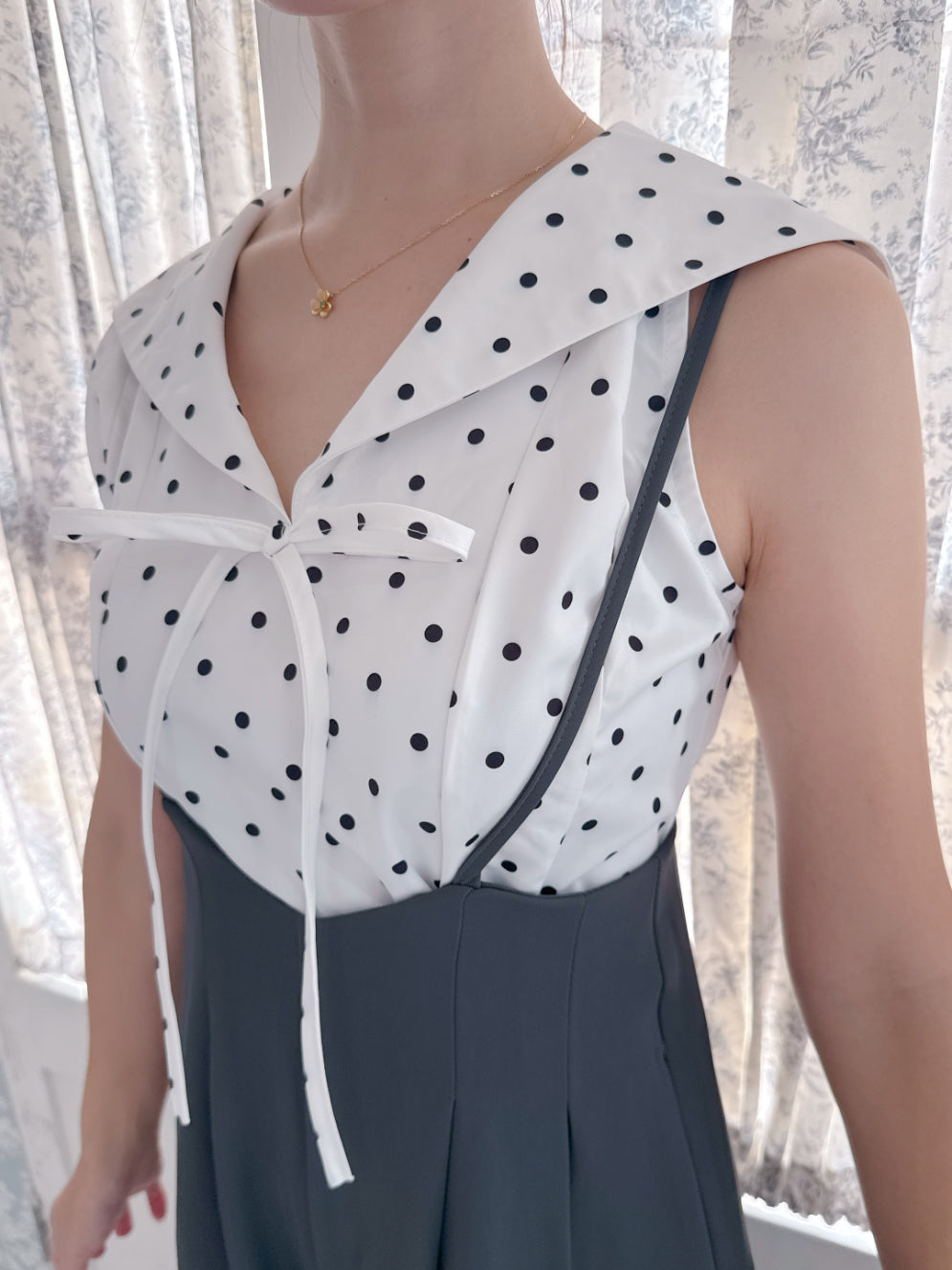 Dot Sailor Blouse