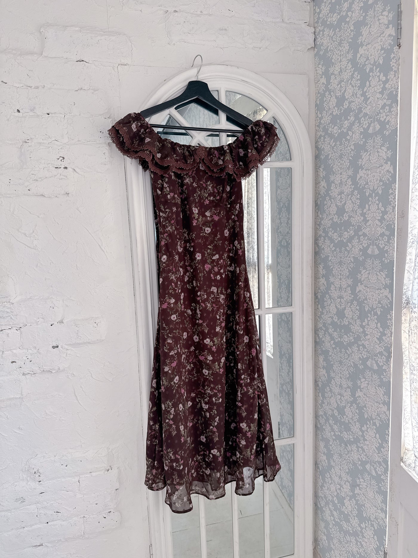 Floral Brown Dress