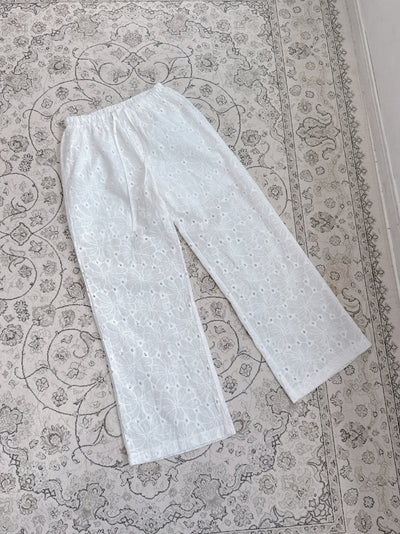 Lace Cotton Pants