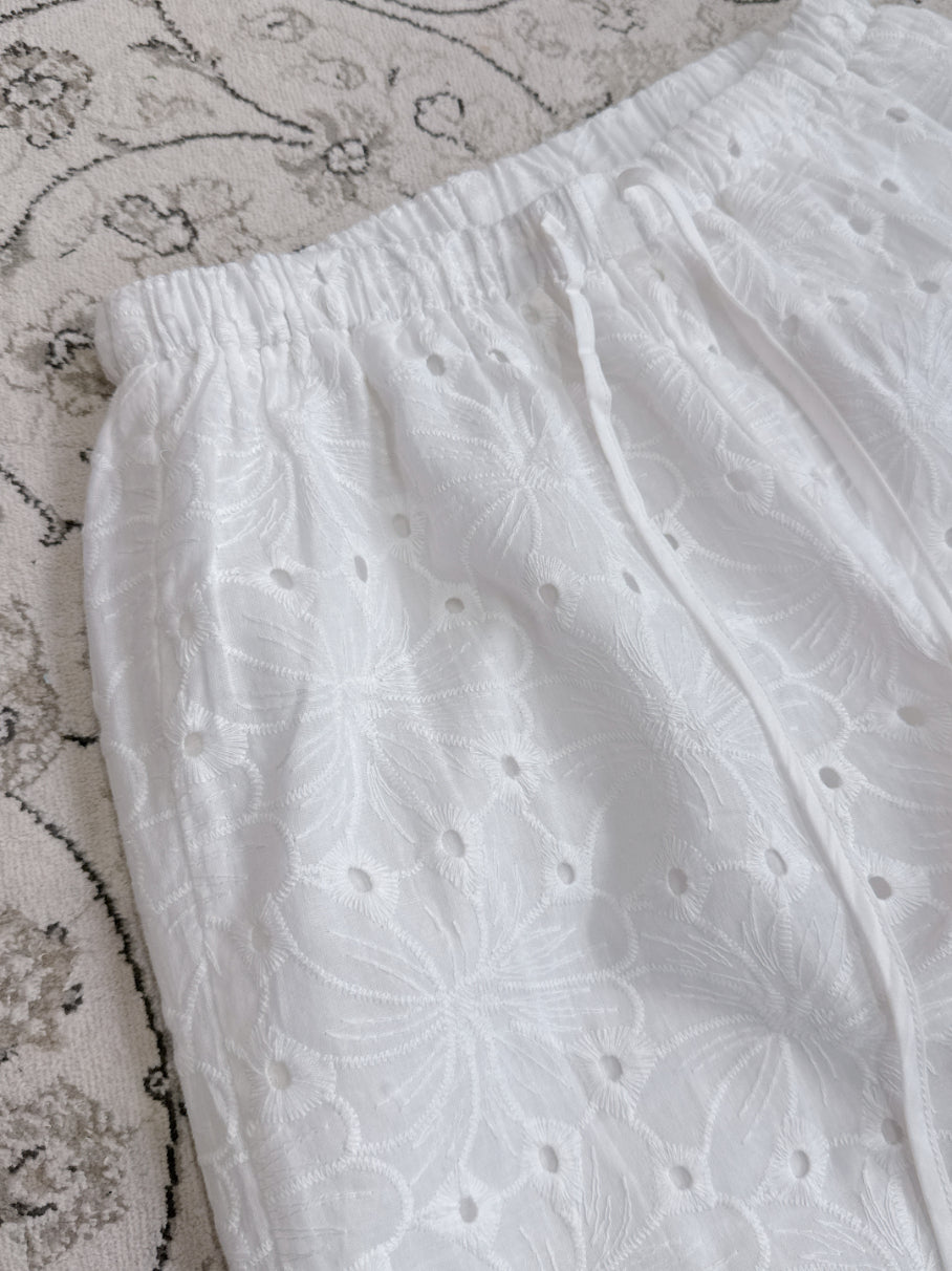 Lace Cotton Pants