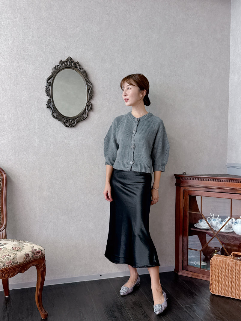 Petite Satin Skirt