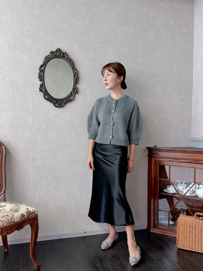 Petite Satin Skirt