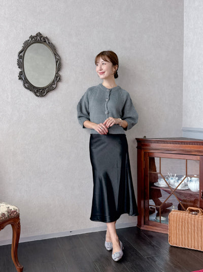 Petite Satin Skirt