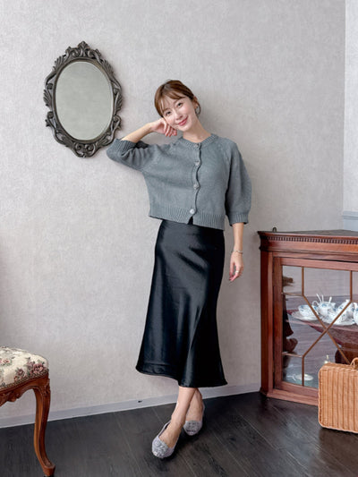 Petite Satin Skirt