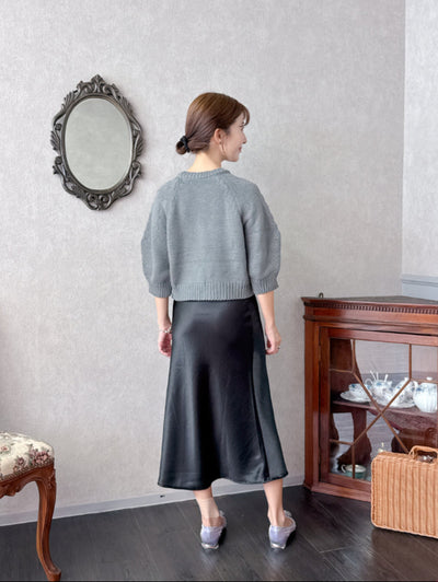 Petite Satin Skirt