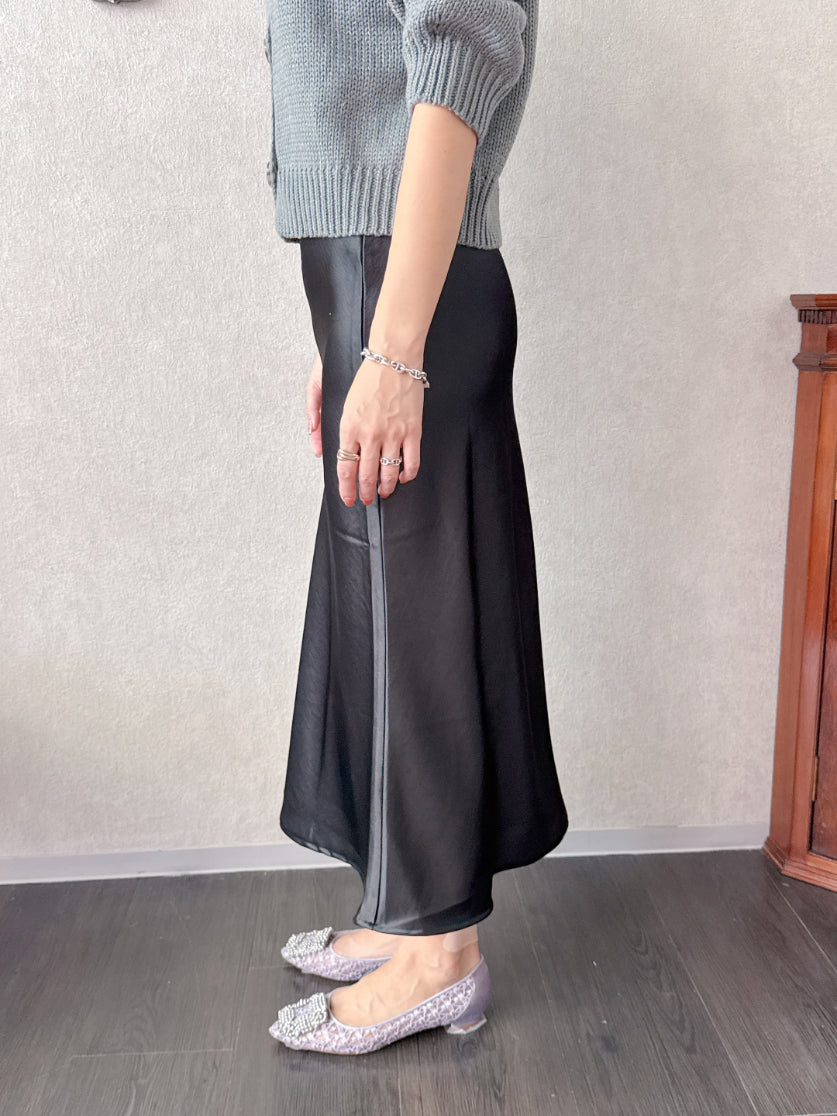 Petite Satin Skirt