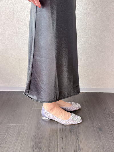 Petite Satin Skirt