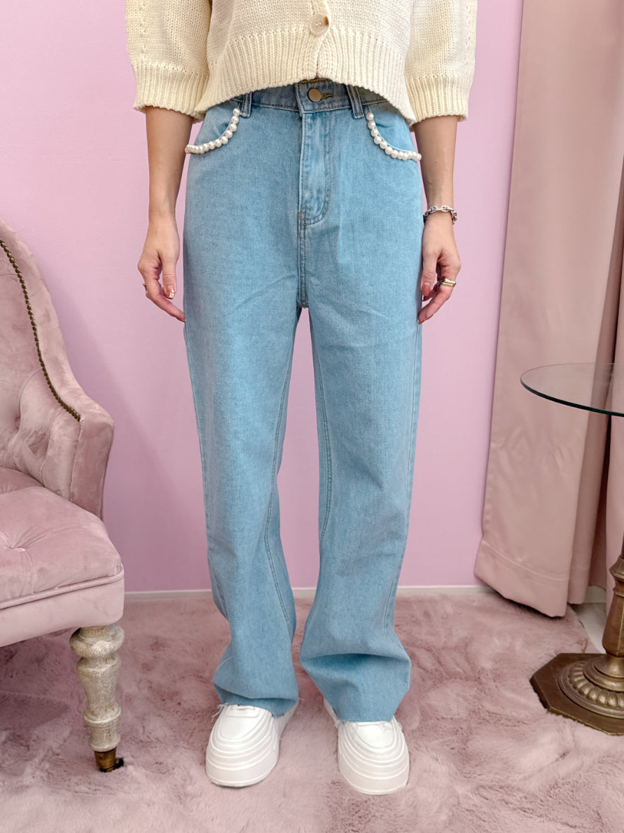 Pearl Denim Pants