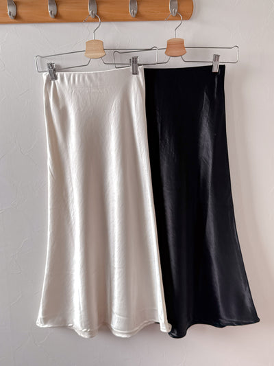 Petite Satin Skirt