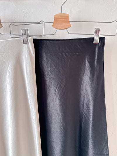 Petite Satin Skirt