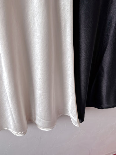 Petite Satin Skirt