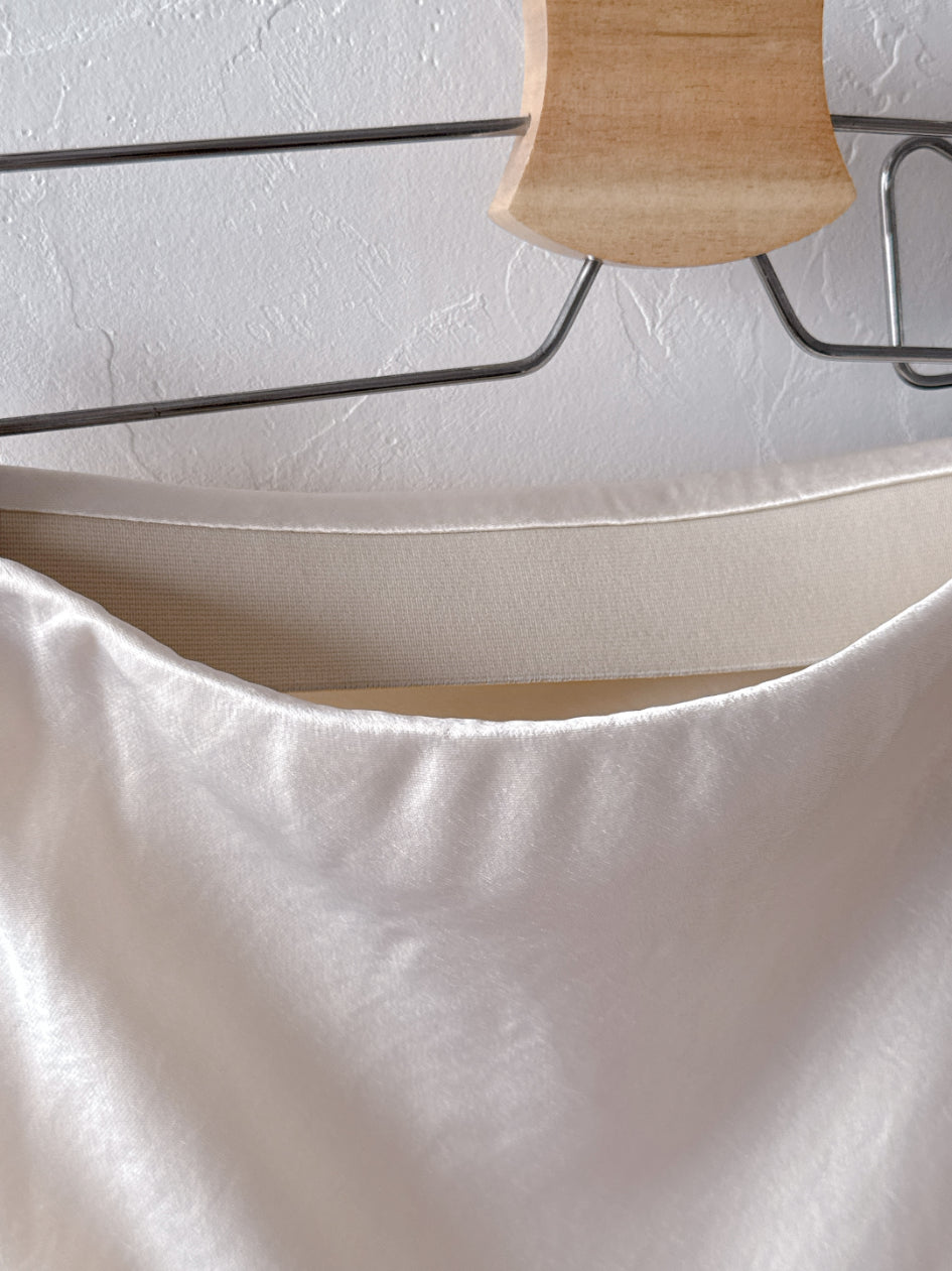 Petite Satin Skirt