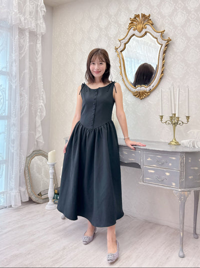 Black Ribbon Dress