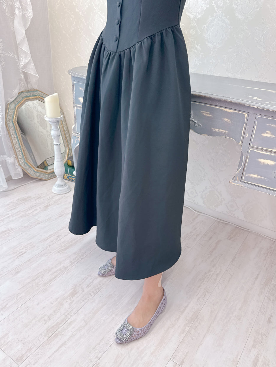 Black Ribbon Dress