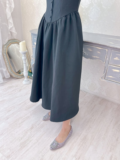 Black Ribbon Dress