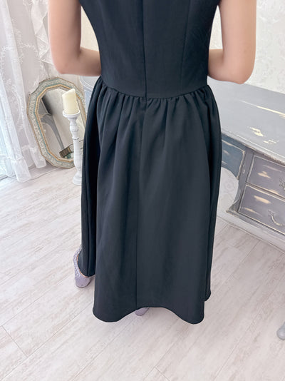 Black Ribbon Dress
