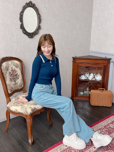 Pearl Denim Pants