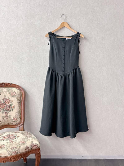 Black Ribbon Dress