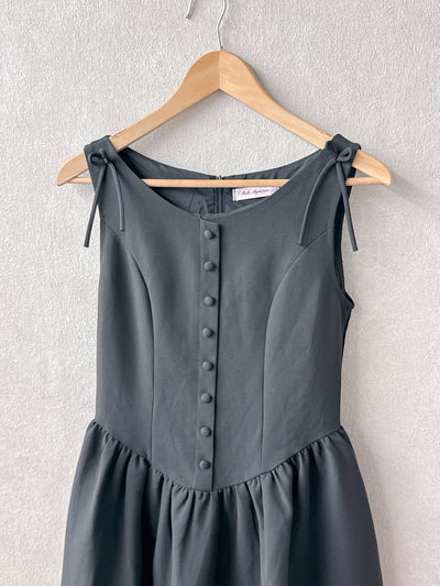 Black Ribbon Dress