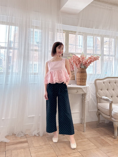Frill Crop Blouse