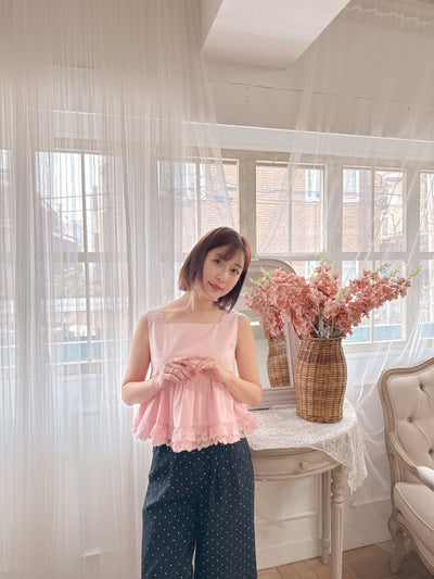 Frill Crop Blouse