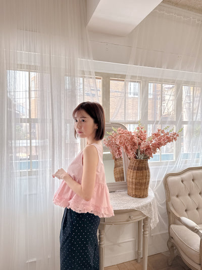 Frill Crop Blouse