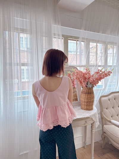 Frill Crop Blouse