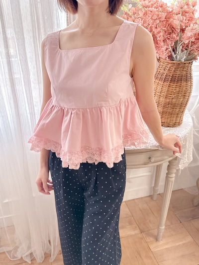 Frill Crop Blouse