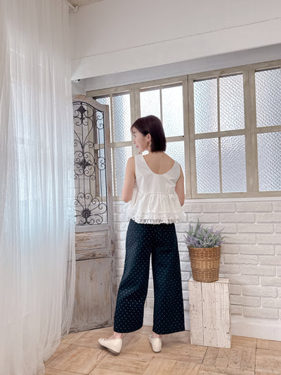 Frill Crop Blouse