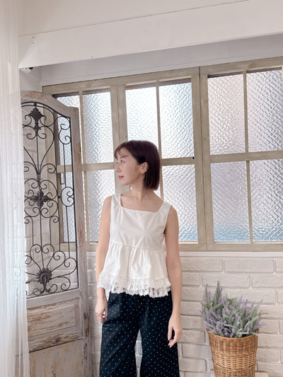Frill Crop Blouse