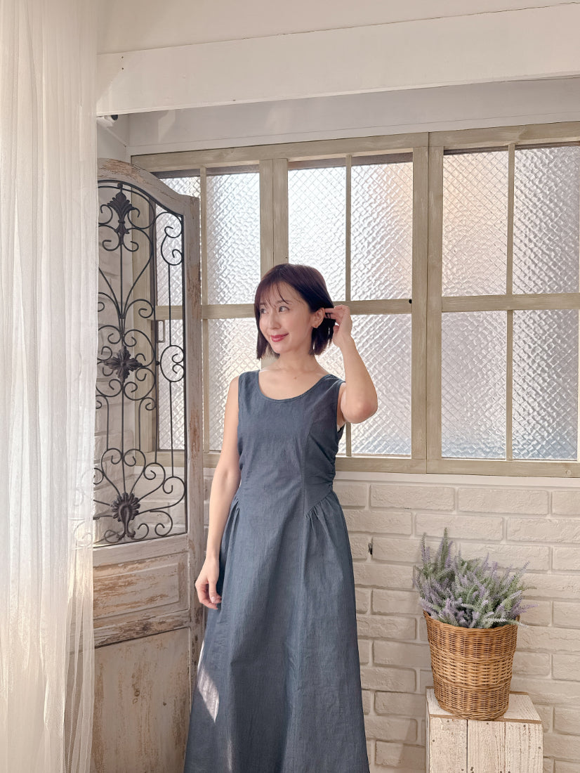 Waist Gather Dress