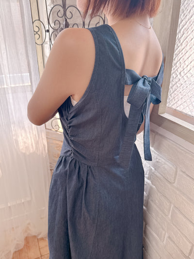 Waist Gather Dress