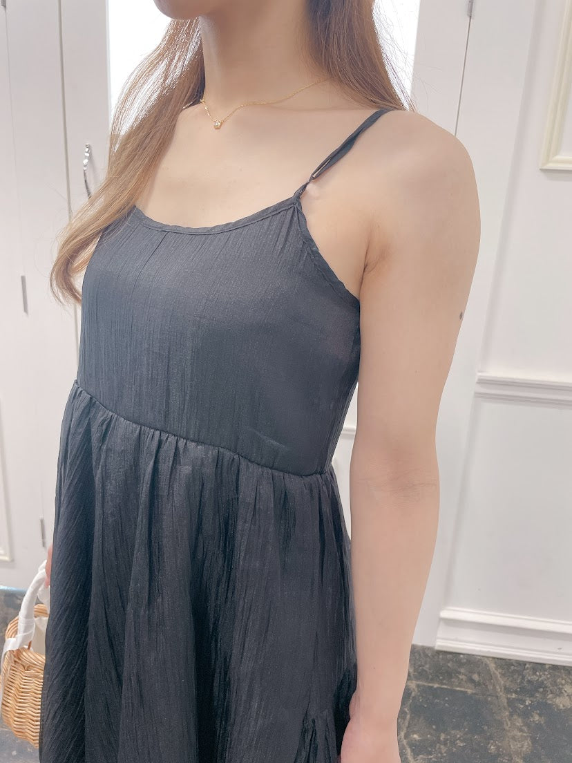 異素材キャミワンピース