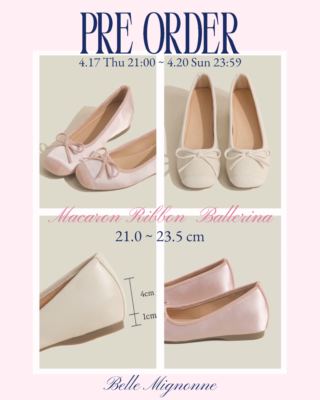 【PRE ORDER】Macaron Ribbon Ballerina